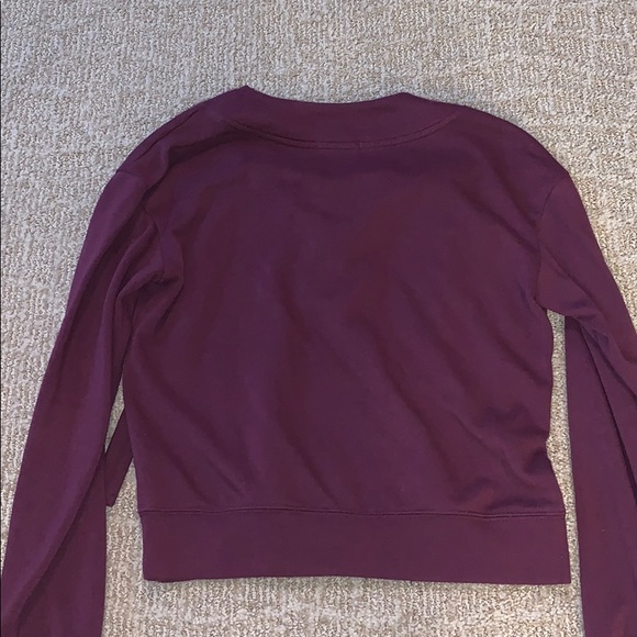 lace up sweater/ sweatshirt - Picture 2 of 2